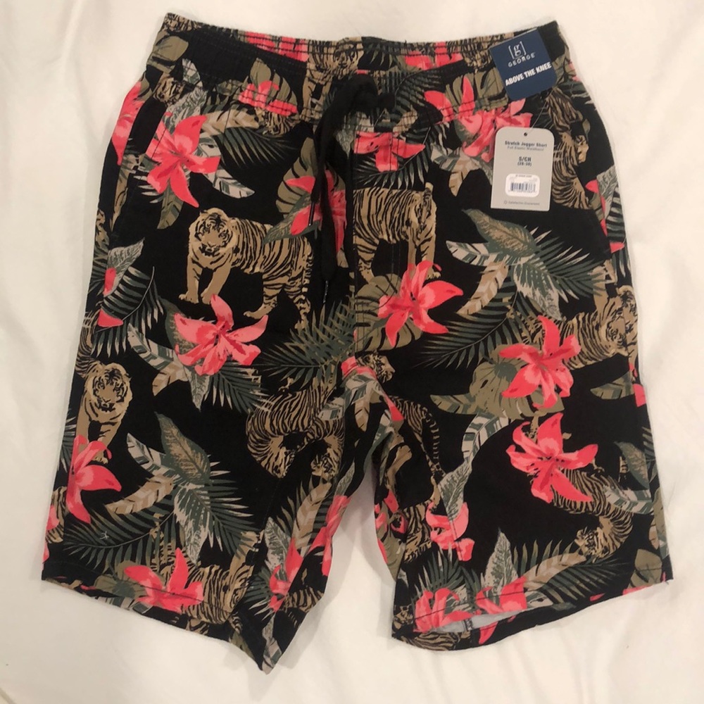 Tropical Tiger Jogger Shorts